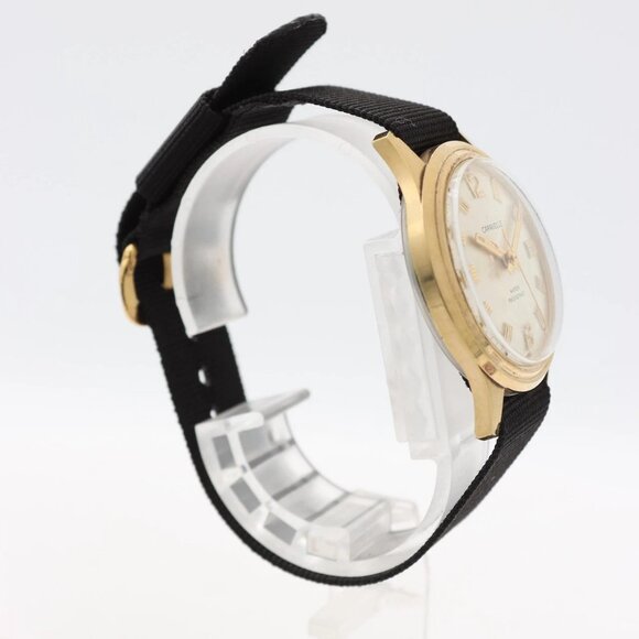 Vintage 1971 Caravelle Men's Mechanical Wristwatch Japan Steel & Gold Tone - Picture 3 of 4